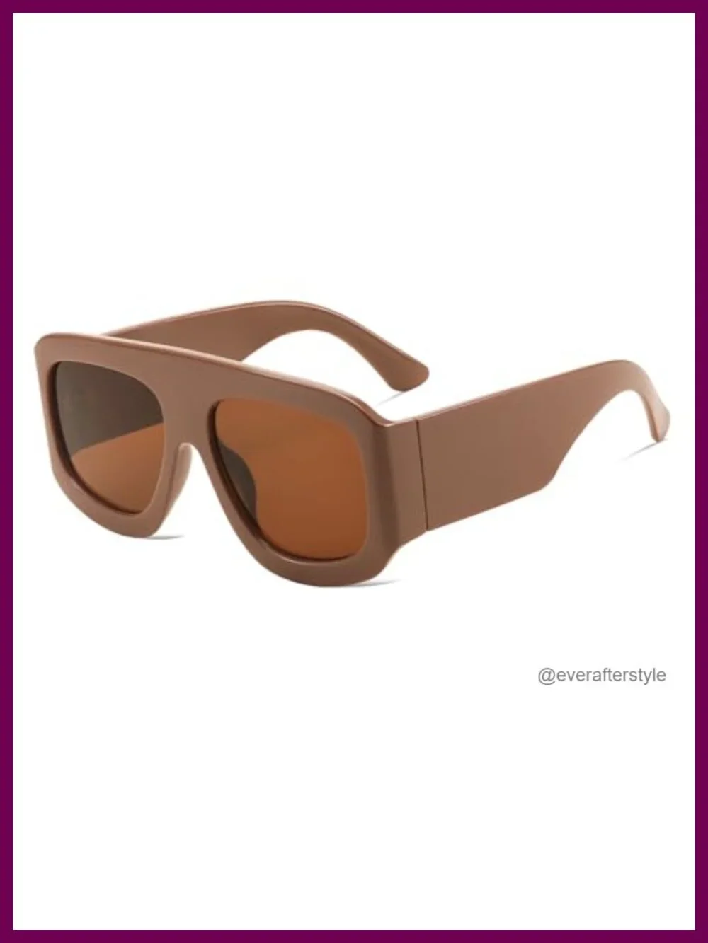 Oversized Square Sunglasses UV400 Protection Trendy Shades for Women Men Driving
